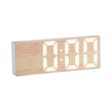 Digitálny budík Bondone LED Karlsson KA6153WH, sivobiela